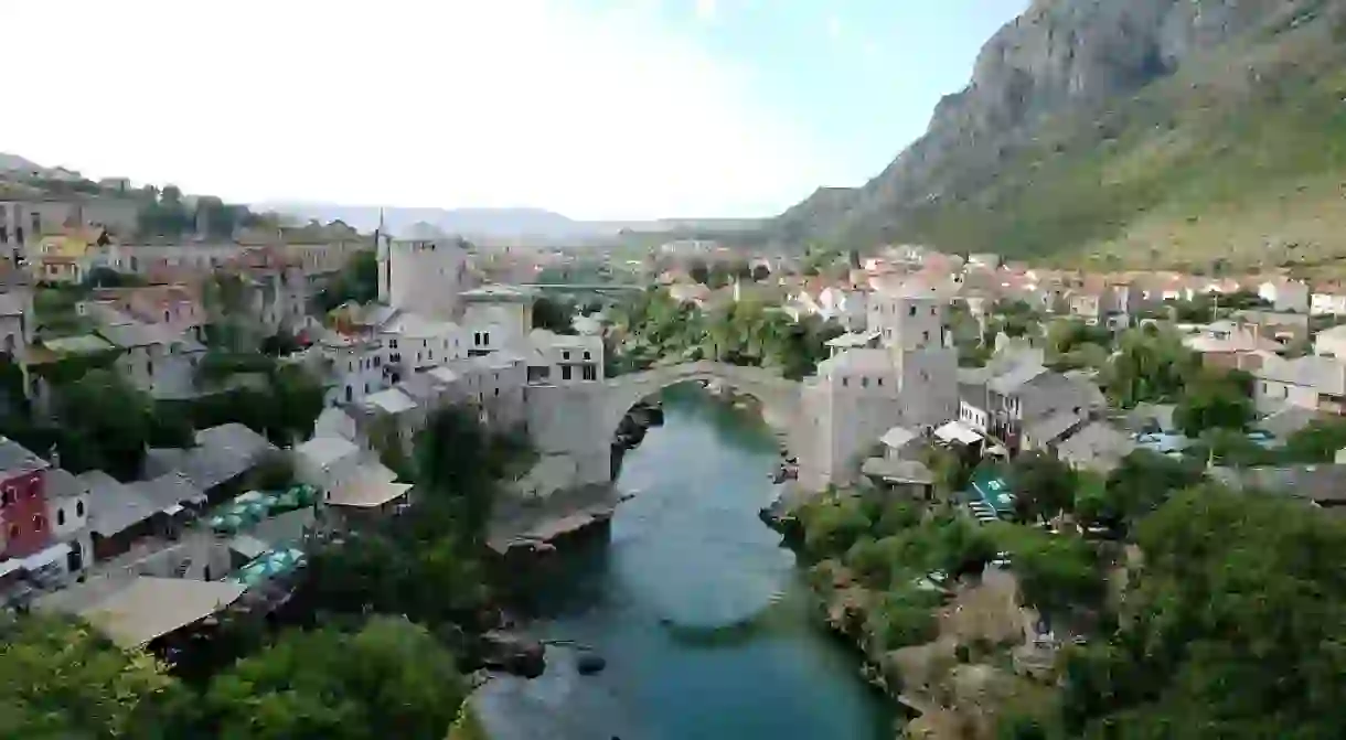 The Stari Most in Mostar (c) Wikimedia Commons