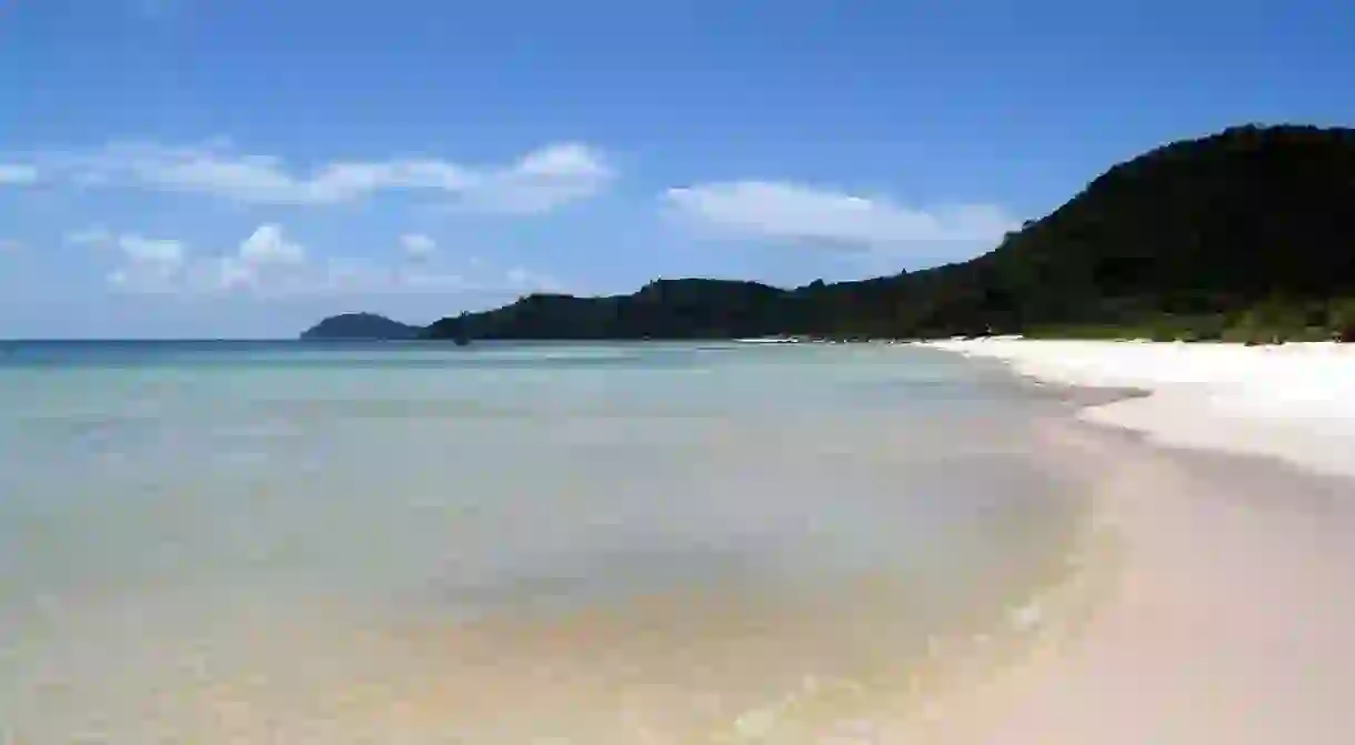 White sand at Sao Beach