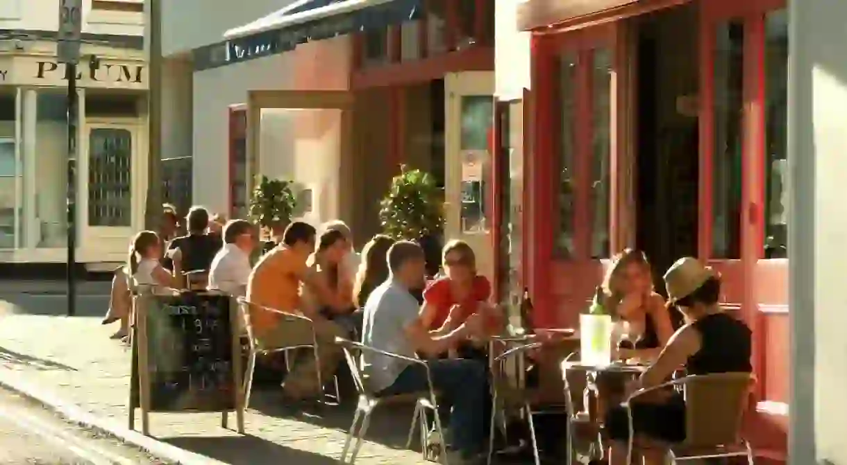 People sitting in Cafe