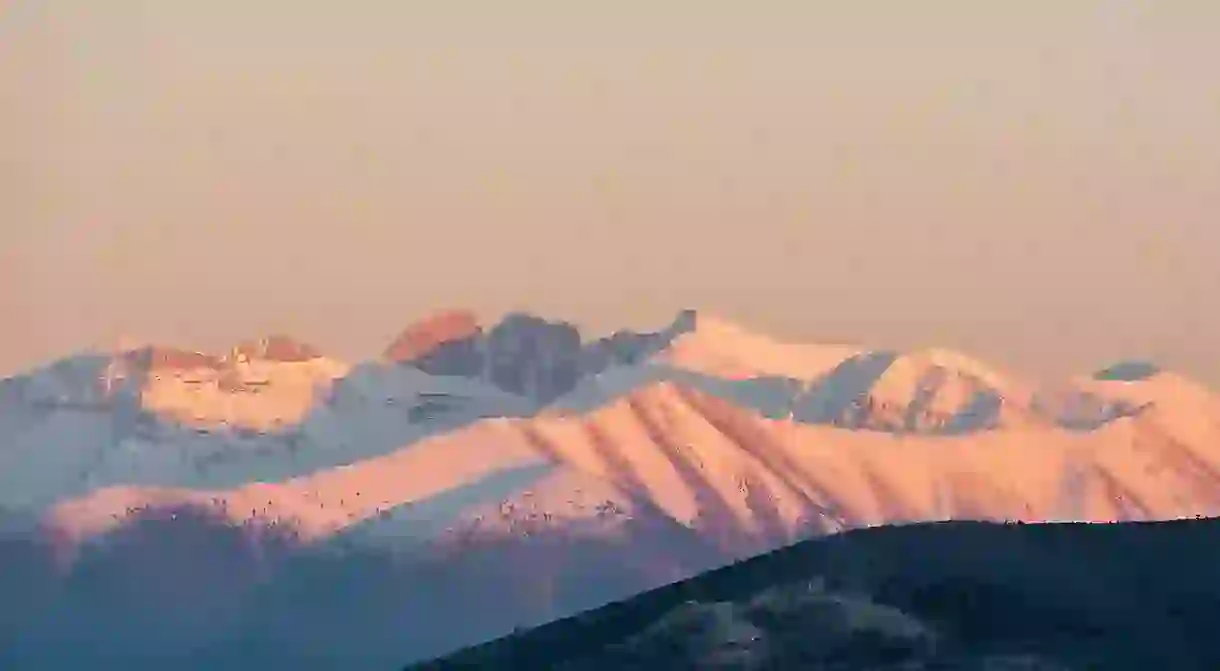 Mount Olympus, on the border of Macedonia and Thessaly