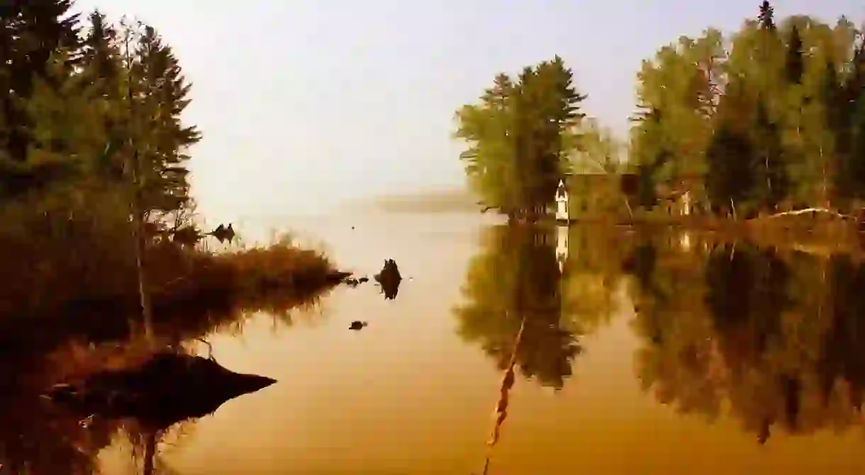 Sunrise on Rangley Lake