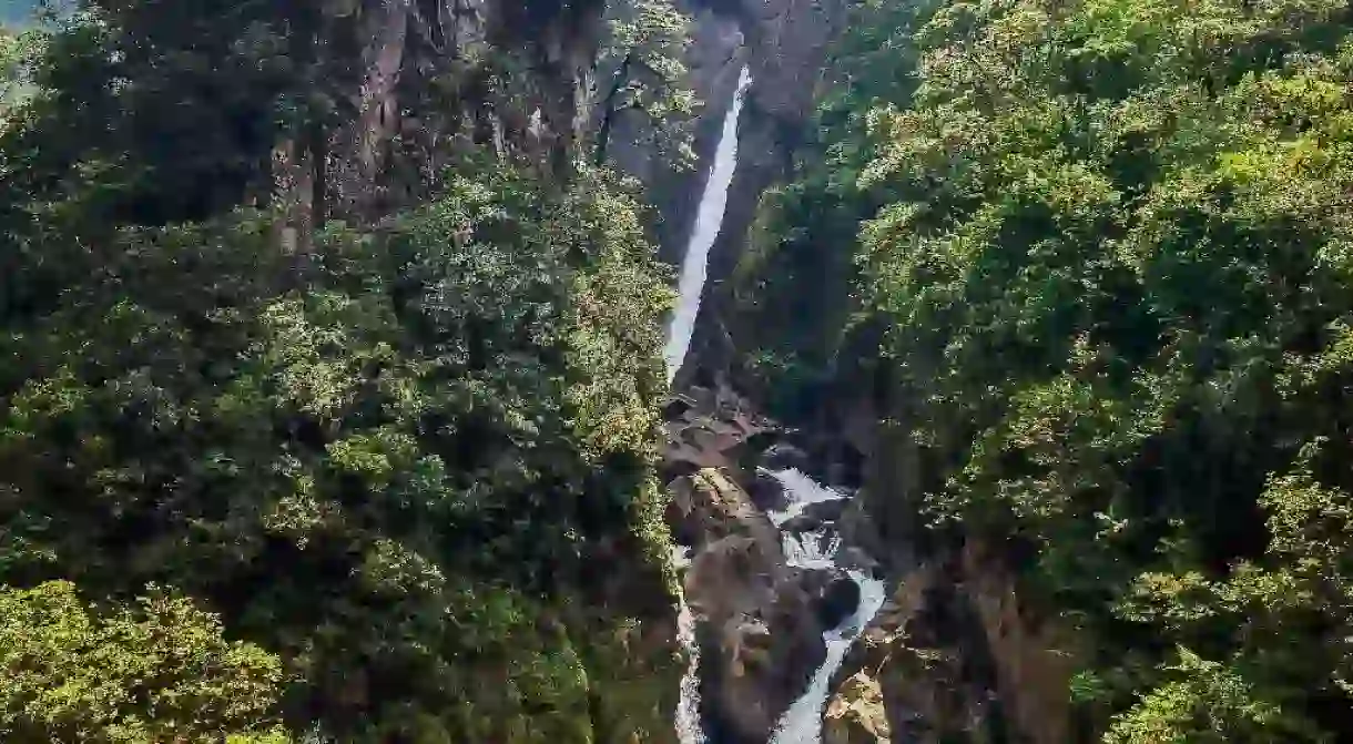 Paílón del Diablo Baños, Ecuador