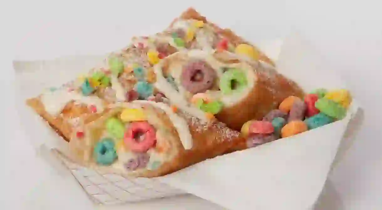 Deep-fried Froot Loops at the State Fair of Texas