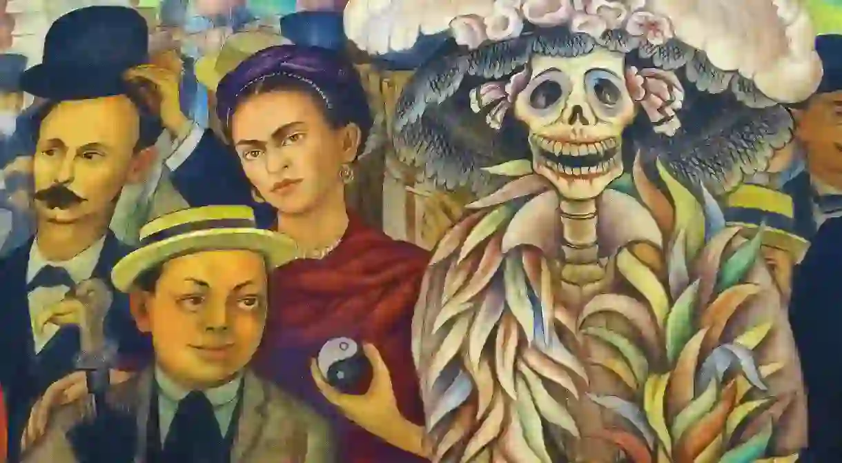 Detail of Diego Rivera Mural