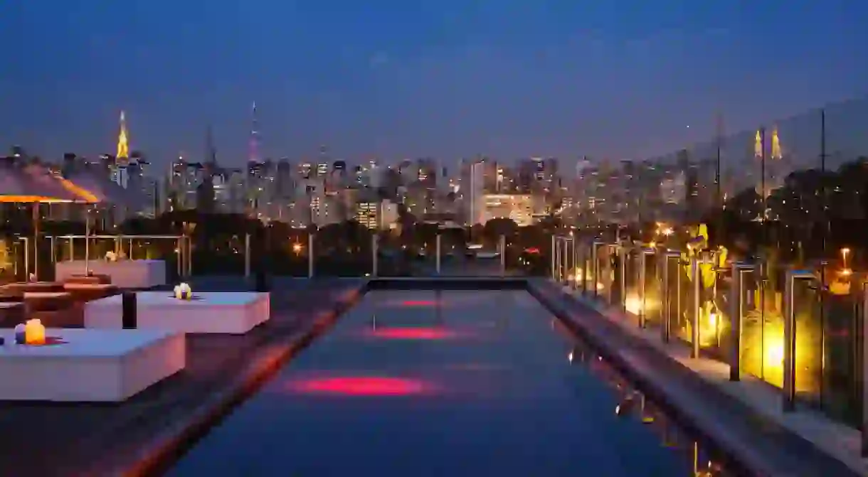 Pool at Skye Bar, São Paulo