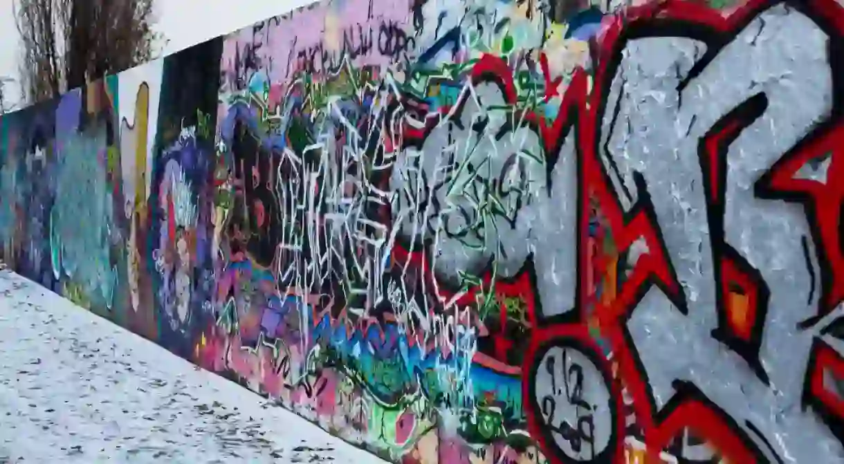 Berlin Wall in the Mauerpark