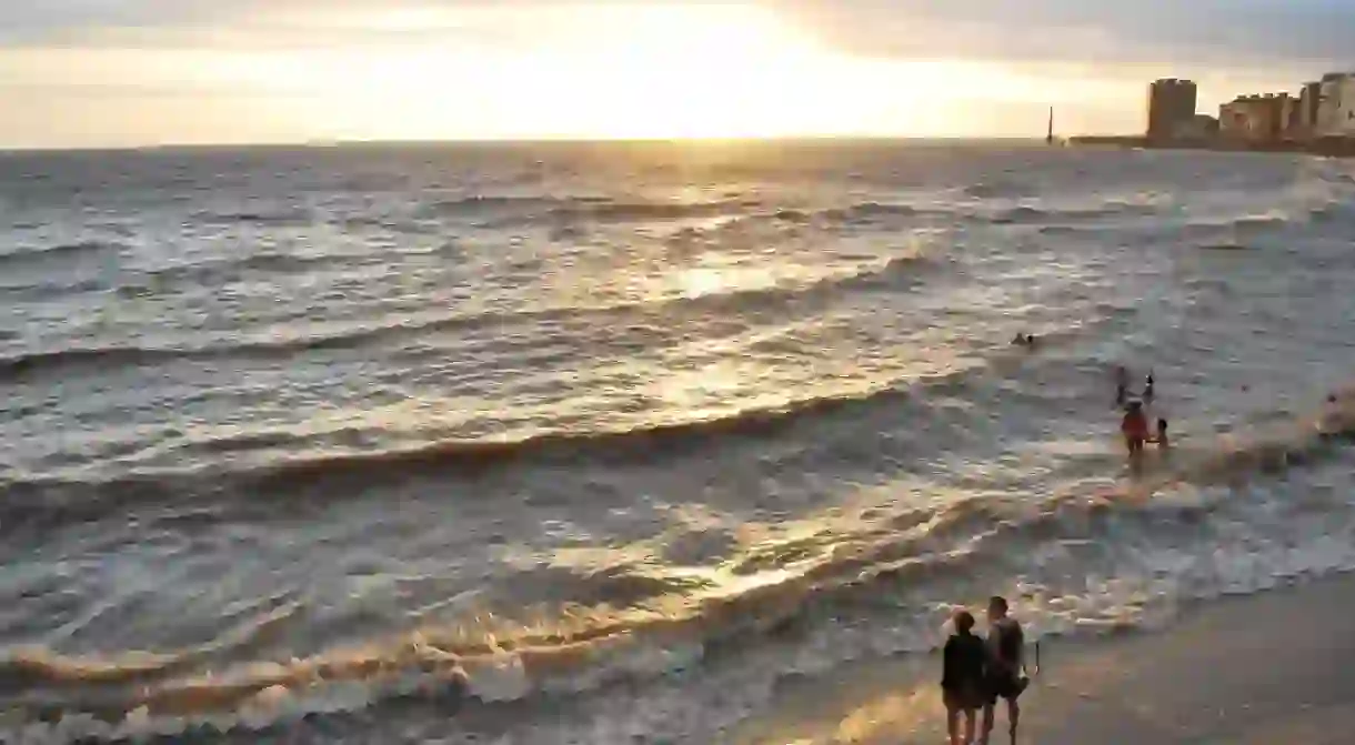 Montevideos beach and promenade