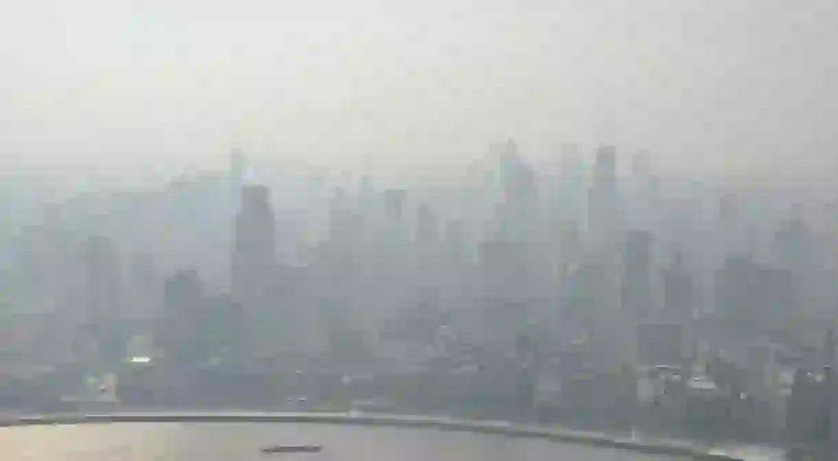 Shanghais smog