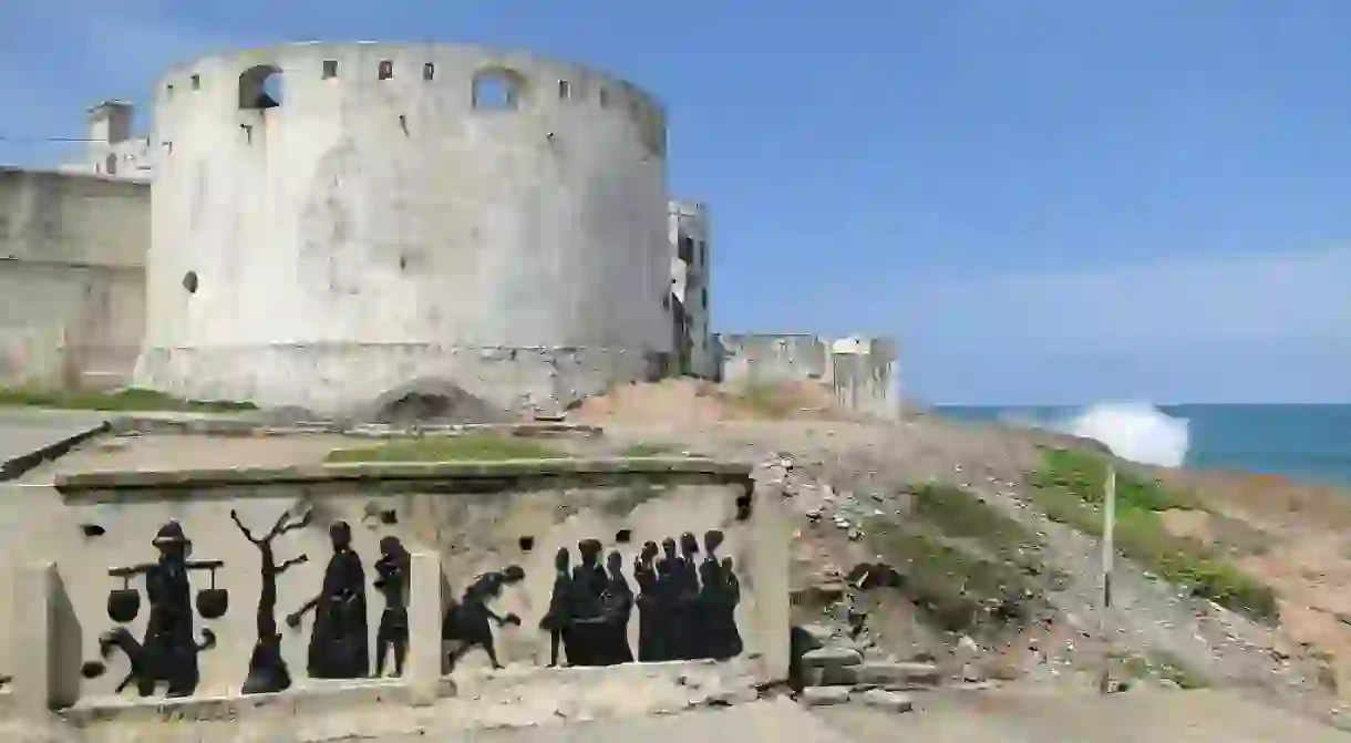 Outside view of Cape Coast Castle