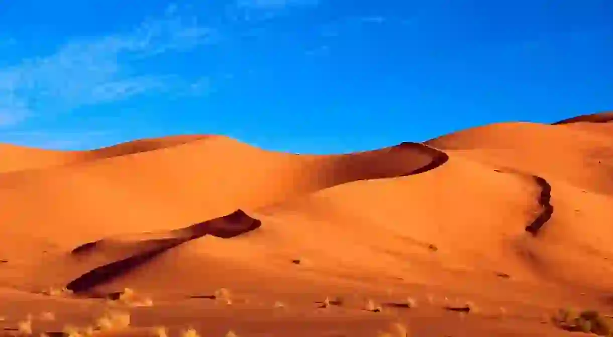 Impressive dunes of Erg Chebbi, Morocco