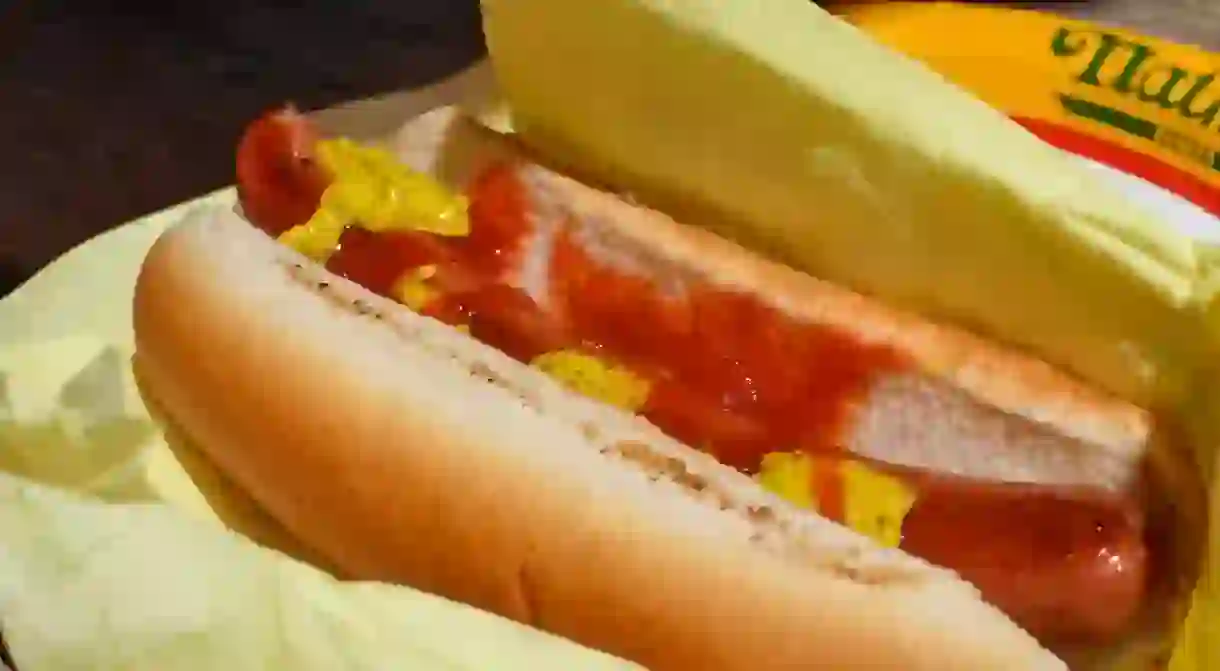 Nathans hot dog