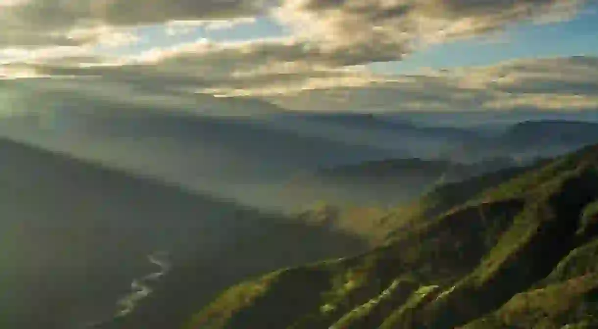 The Chicamocha Canyon near San Gil