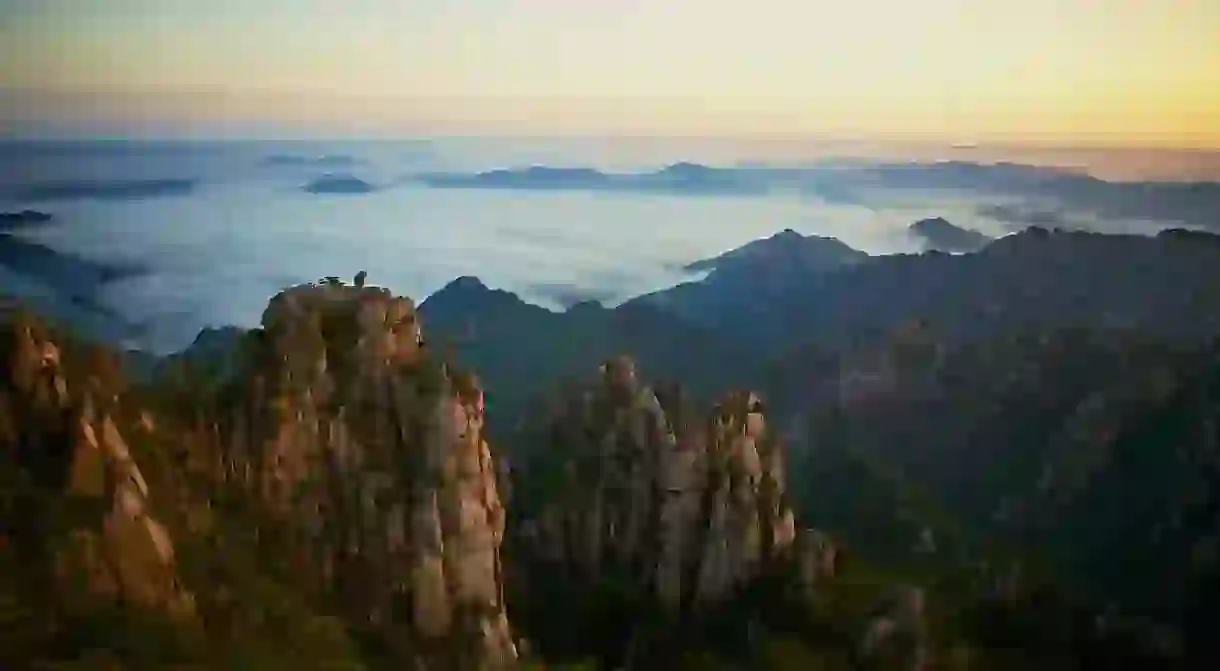 Yellow Mountains in China