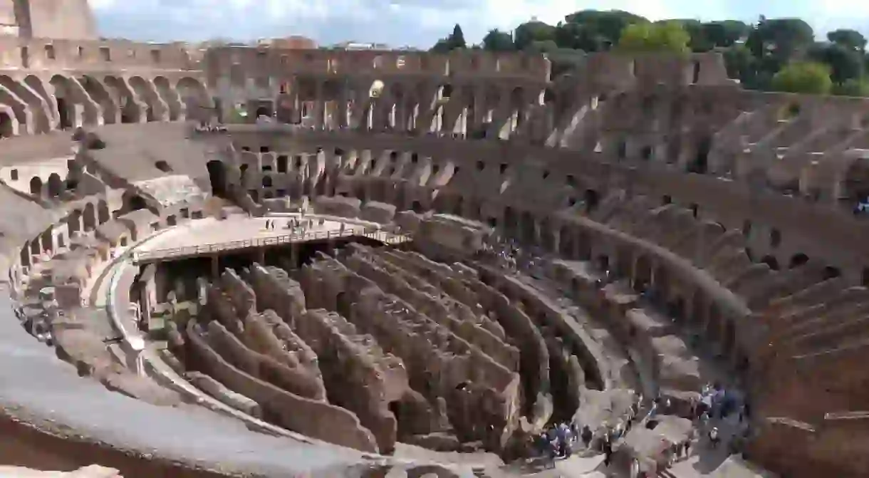 The fourth and fifth tiers of the Colosseum are open to the public again