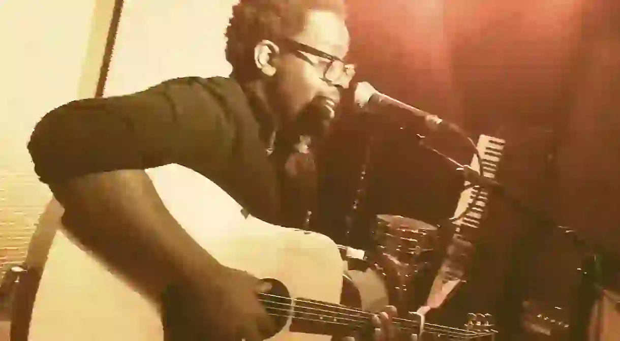 Daudi Matsiko at Bar Bobu open mic