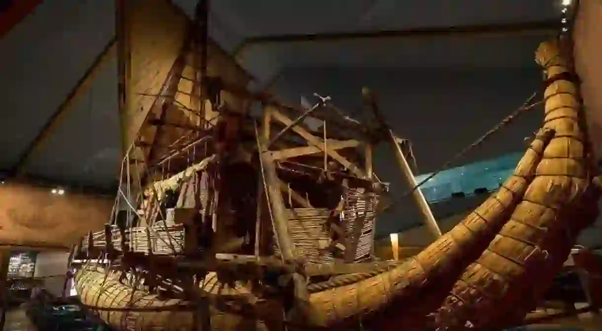 Exhibit at the Kon-Tiki Museum