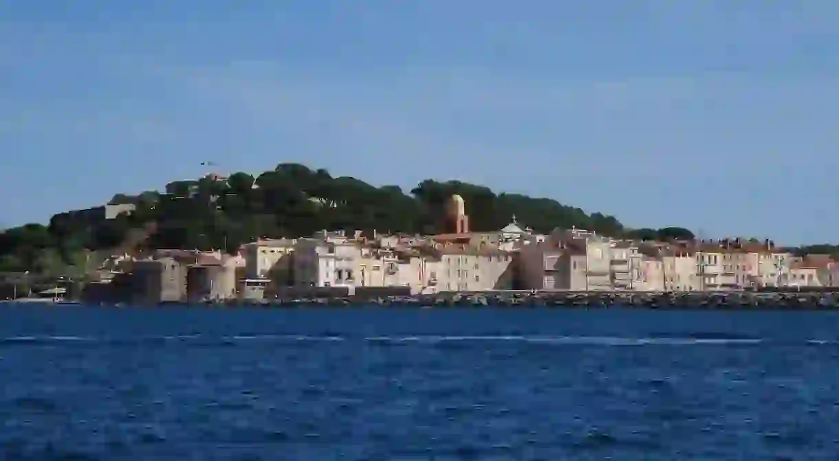 St Tropez as seen from a boat