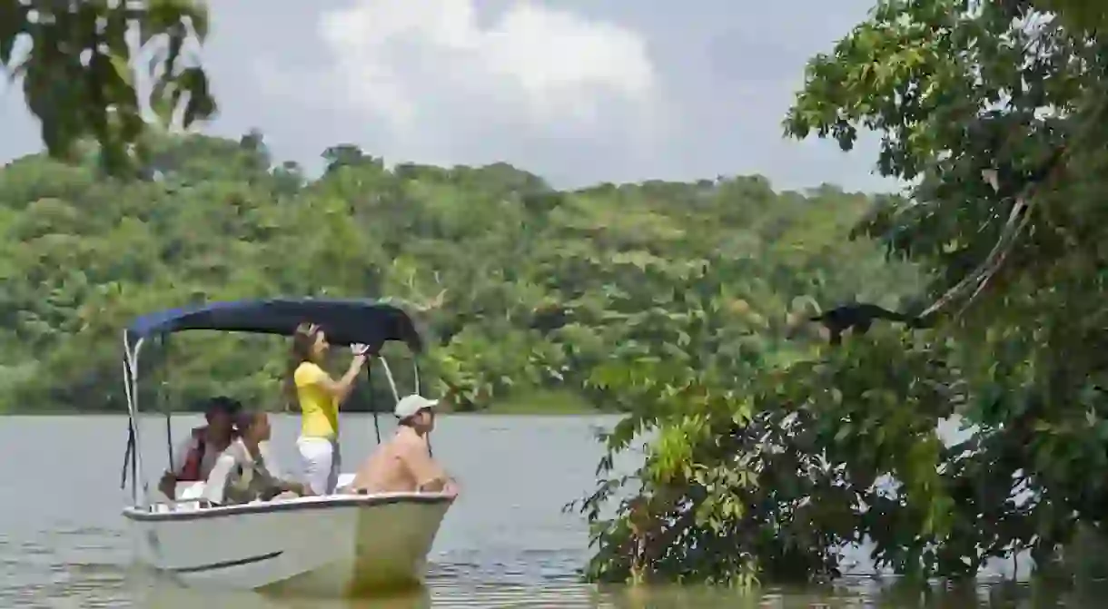 Boat ride on the Gatun Lake, Panama