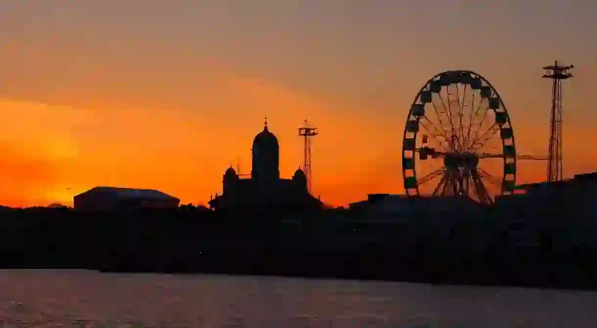 Helsinki at dusk