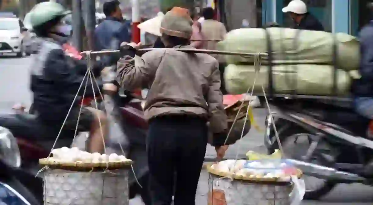 Hanoi Street Vendor, Vietnam