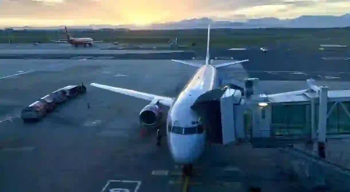 Departures terminal at Cape Town International Airport