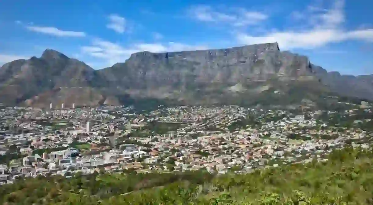 Table Mountain and the City Bowl