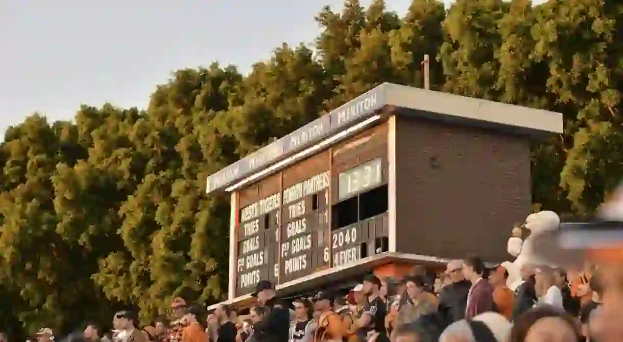 Leichhardt Oval scoreboard