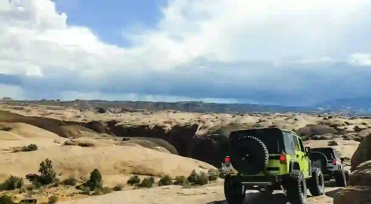 Four-wheeling in Moab, Utah