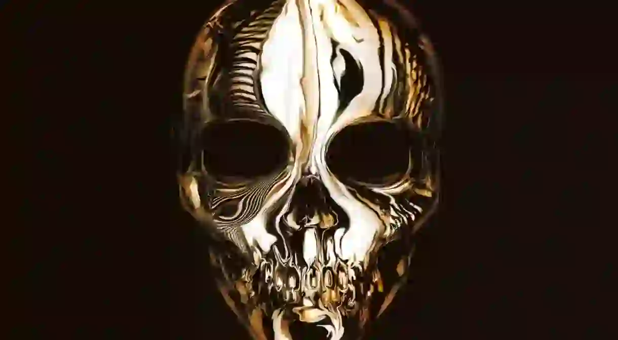 Savage Beauty Skull from The Book of Black