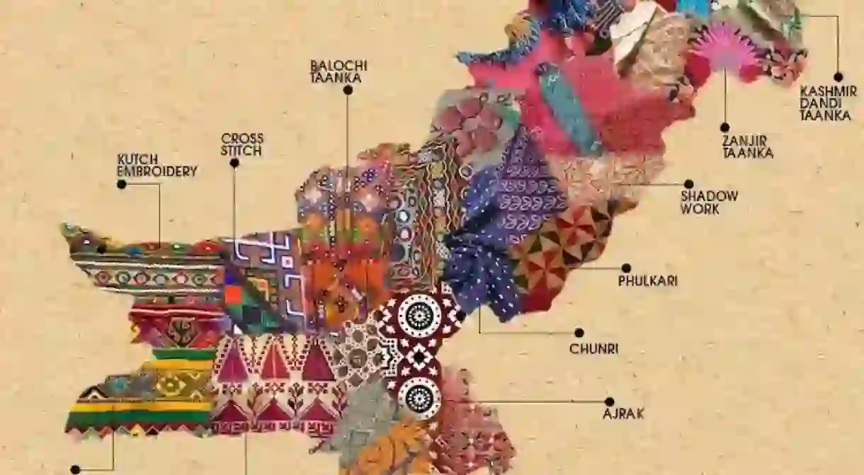 Textile Map of Pakistan