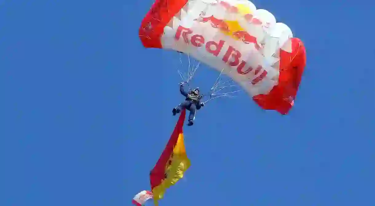 Red Bull parachute