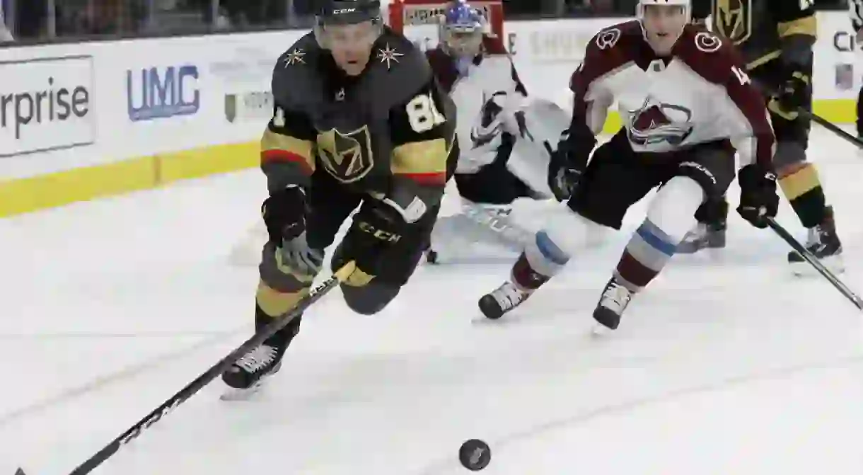 The Las Vegas Golden Knights make their NHL debut on Oct. 6