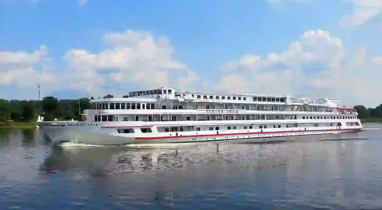 Volga river cruise ship