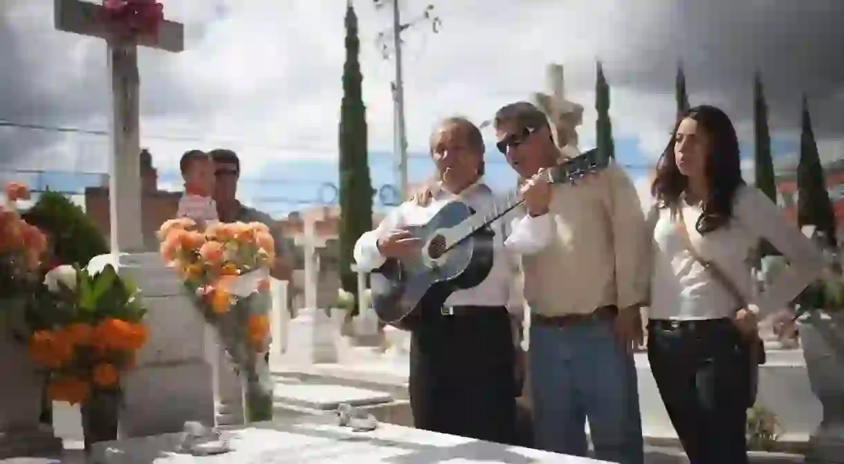 Visiting passed relatives on the Day of the Dead