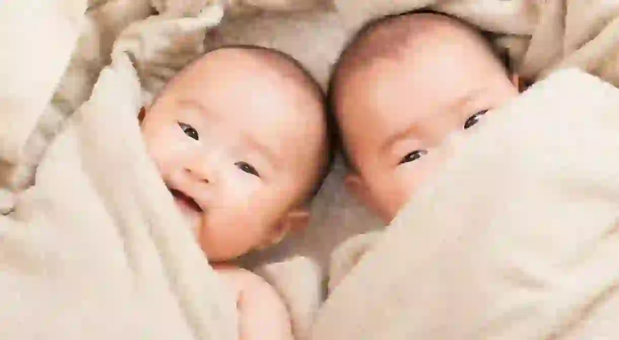 Twin babies