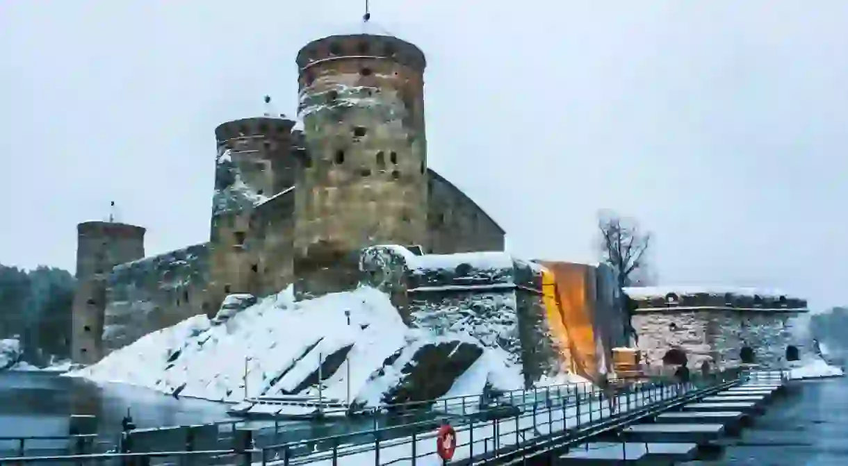 Castle Olavinlinna in Savonlinna, Finland