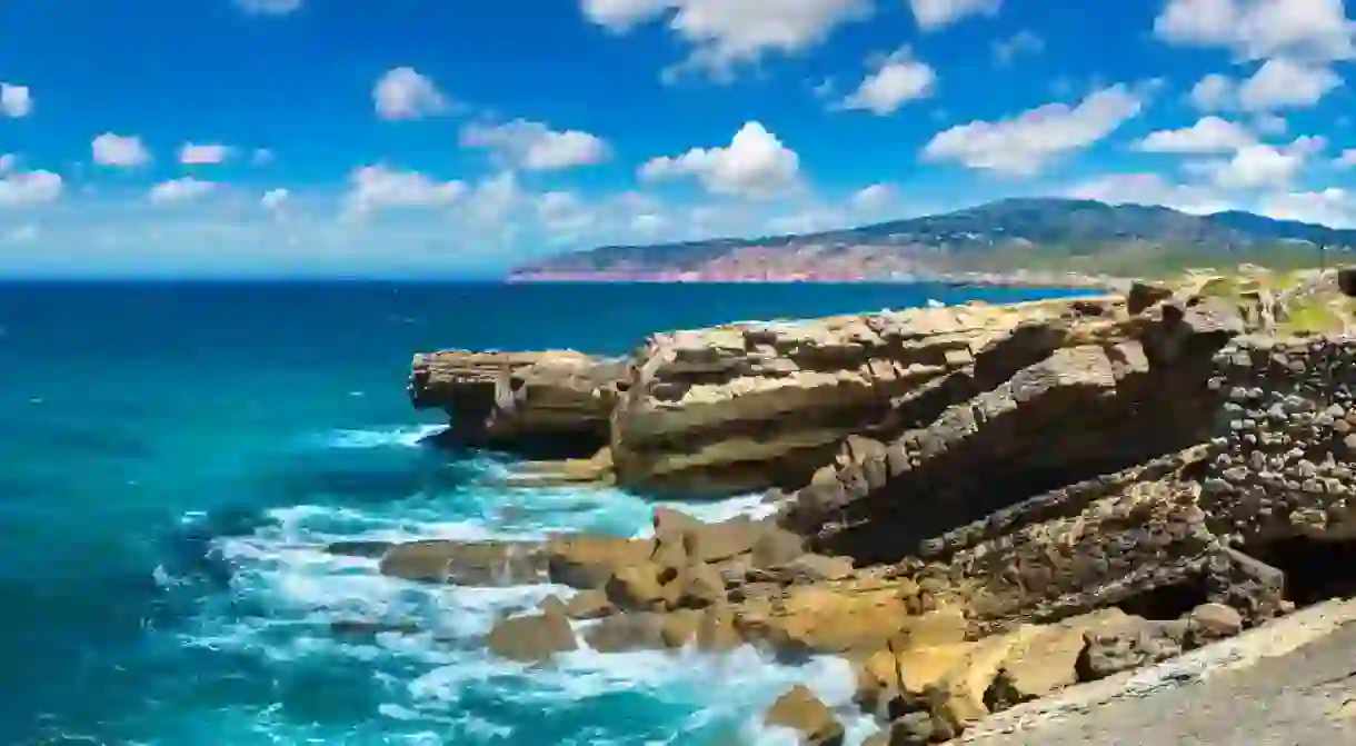 Atlantic coast in Sintra, Portugal