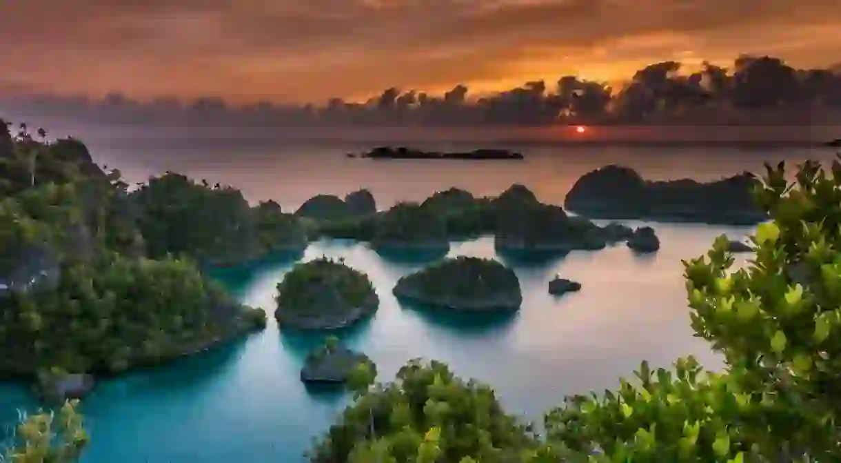 Sunset in Pianemo, Raja Ampat