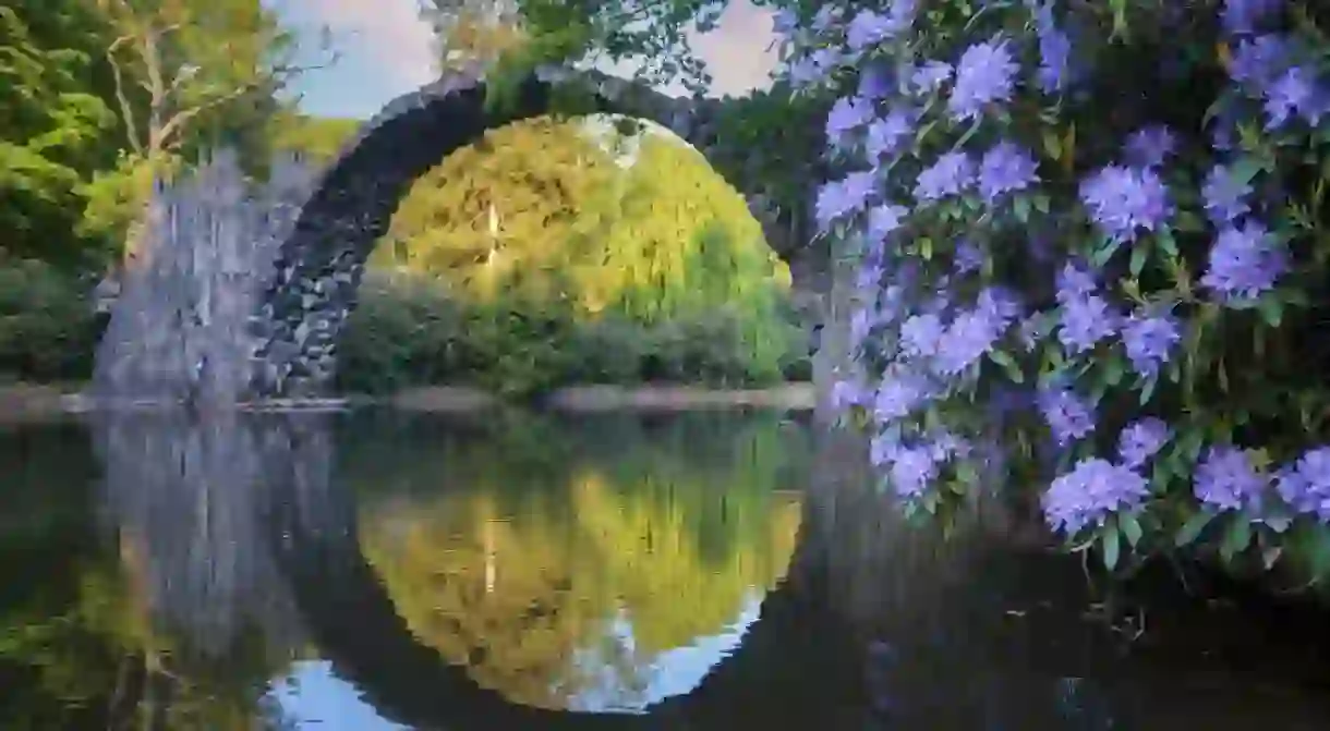 Devils Bridge in Kromlau, Saxony