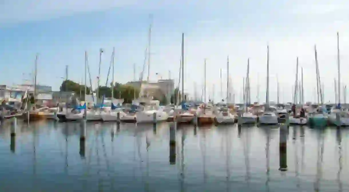 Sailboats in Gdynia Marina, Poland