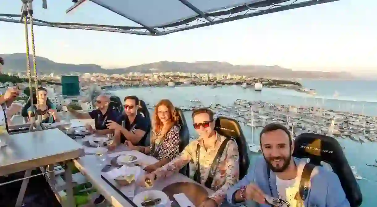 Dinner in the Sky, Split