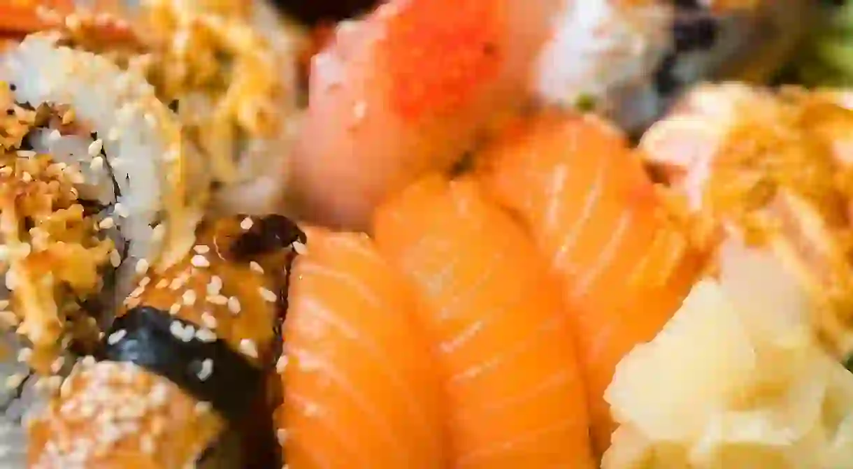 There are many different types of sushi