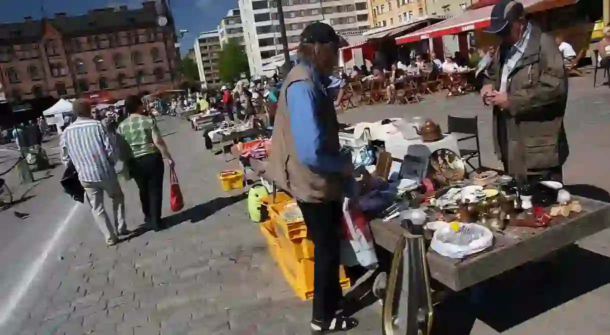 Street vendor in Tampere