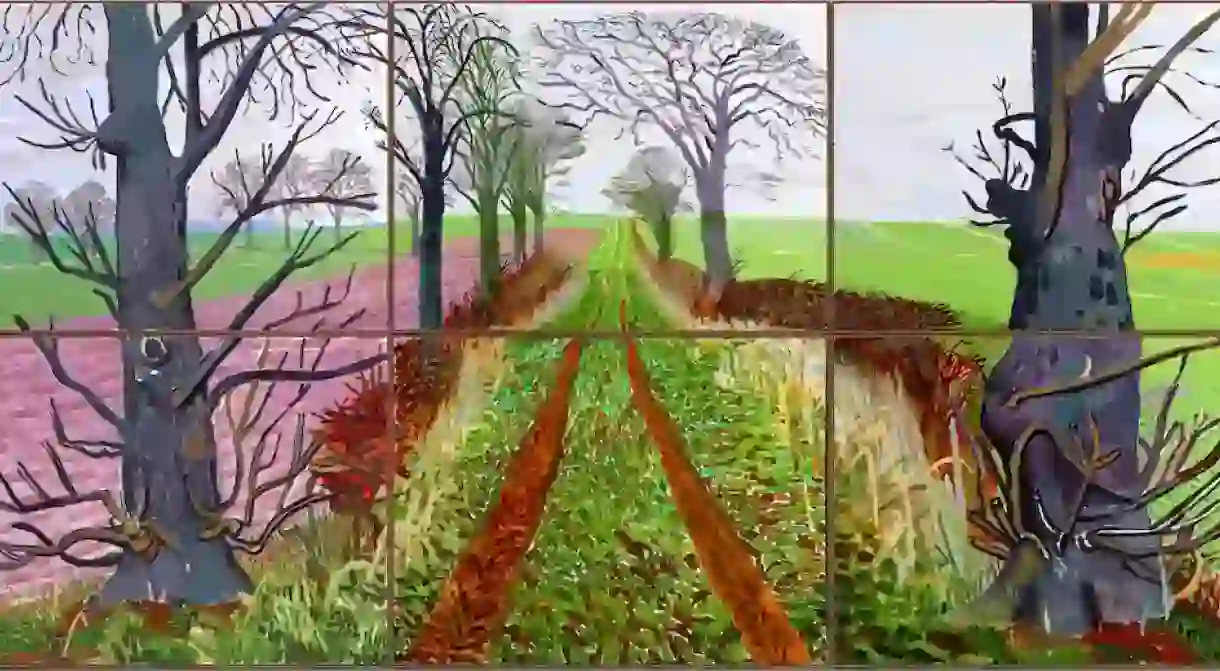 David Hockney, A Closer Winter Tunnel, February – March, 2006