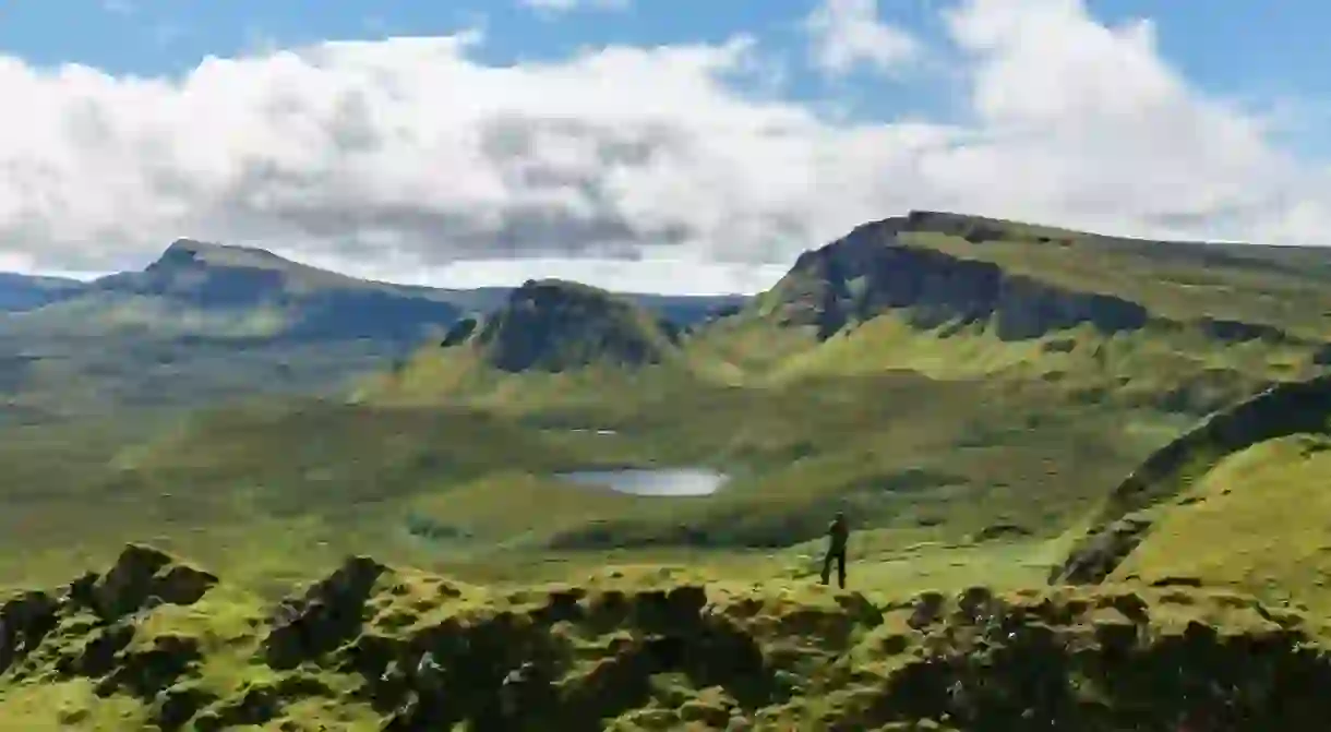 South over the Quiraing Isle Of Skye