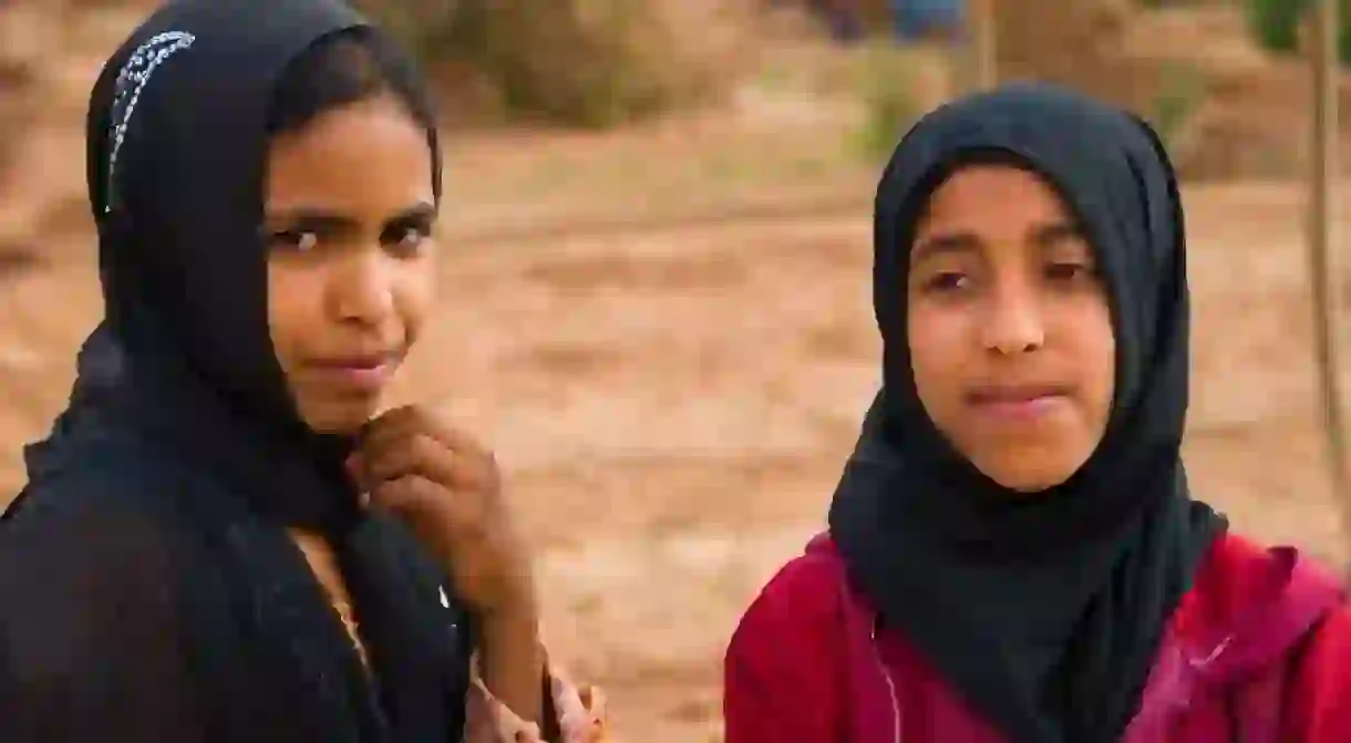 Young women in Morocco