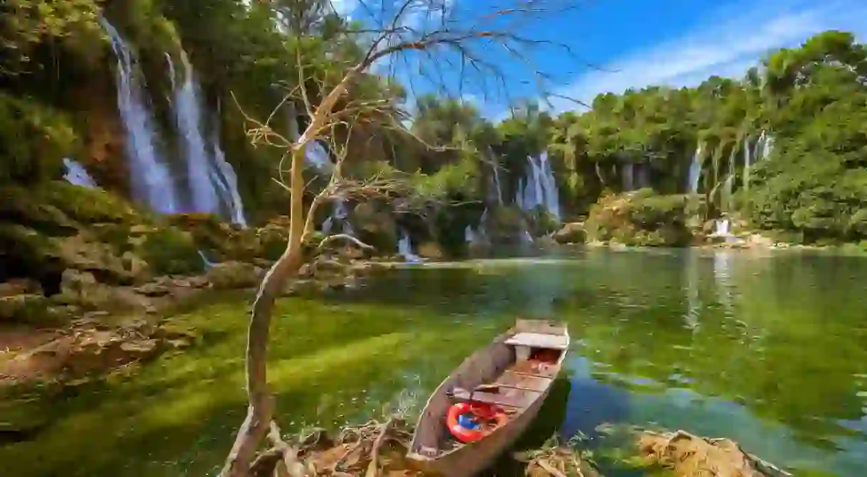 Kravice waterfall in Bosnia and Herzegovina