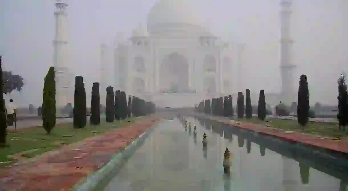 Taj Mahal at dawn