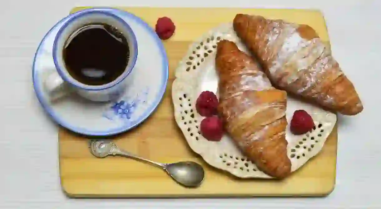 Croissant and Coffee