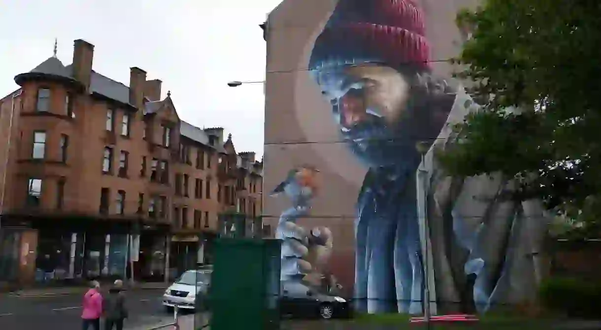 St Mungo, Street Art, Glasgow